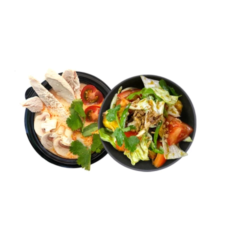 Комбо суп + салат