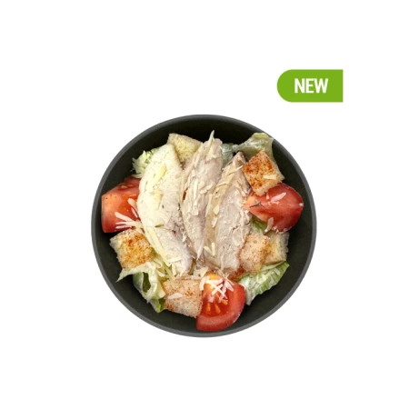 Салат цезарь с цыпленком