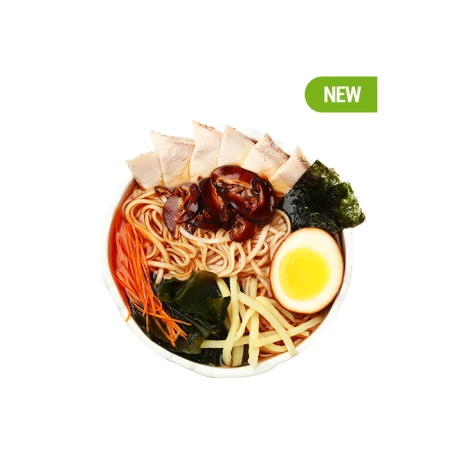 Рамен с цыплёнком и грибами