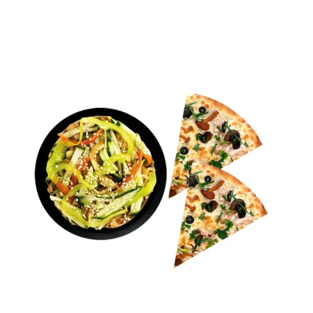 Комбо вок + пицца