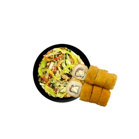 Комбо вок + ролл