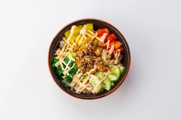 Боул с цыпленком терияки