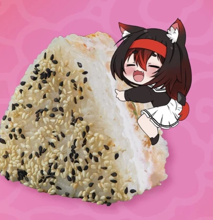 Онигири с крабом