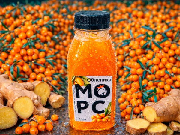 Морс Облепиха-имбирь