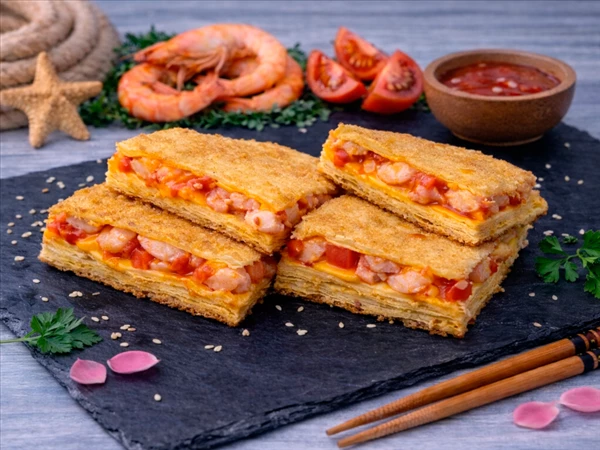 Кесадия с креветкой