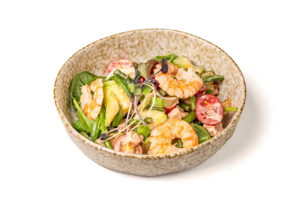 Салат с морепродуктами