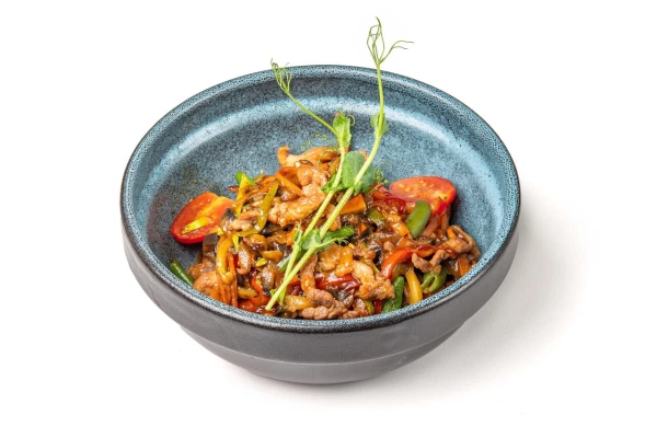 Средиземноморский теплый салат