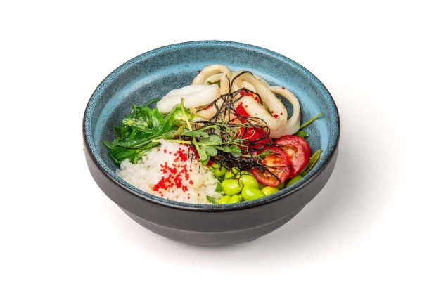 Поке с кальмаром