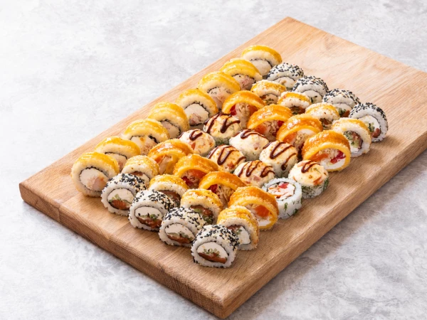 Набор роллов на праздник. Простое решение. Sushi Roll