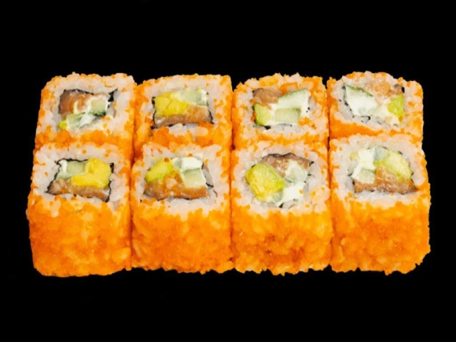 Ролл Калифорния с лососем