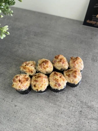 Запеченный с беконом и сыром