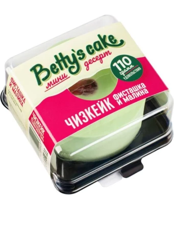 Чизкейк фисташка и малина