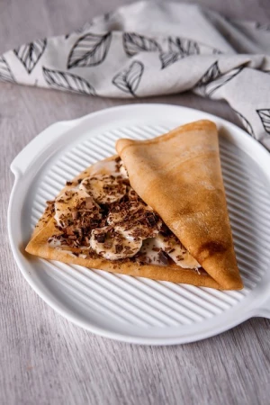 Блин с бананом и шоколадом