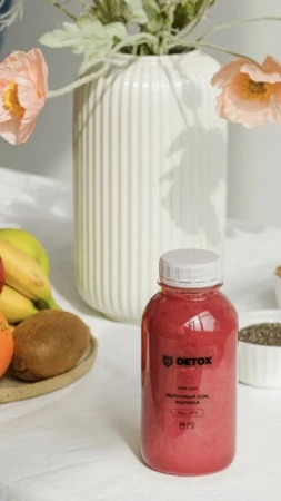 Смузи "Малина-яблоко"