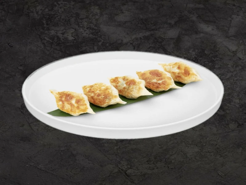 Гедза с курицей и фирменным соусом