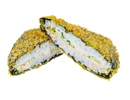 Сендвич с лососем в темпуре 