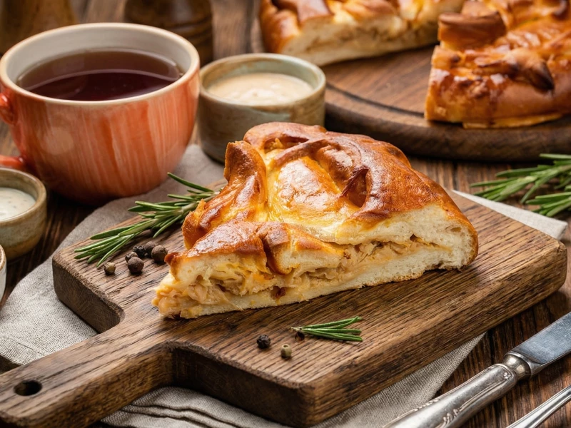 Пирог с капустой 