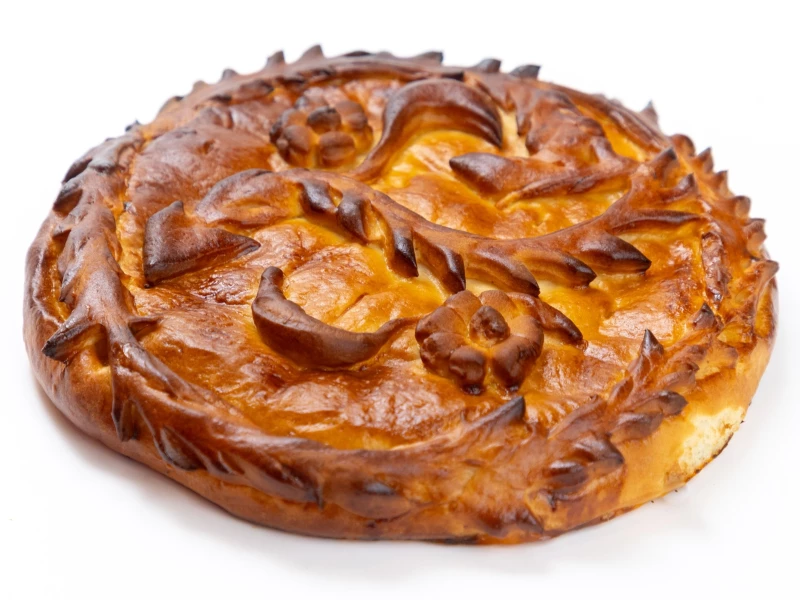 Пирог с курицей и грибами