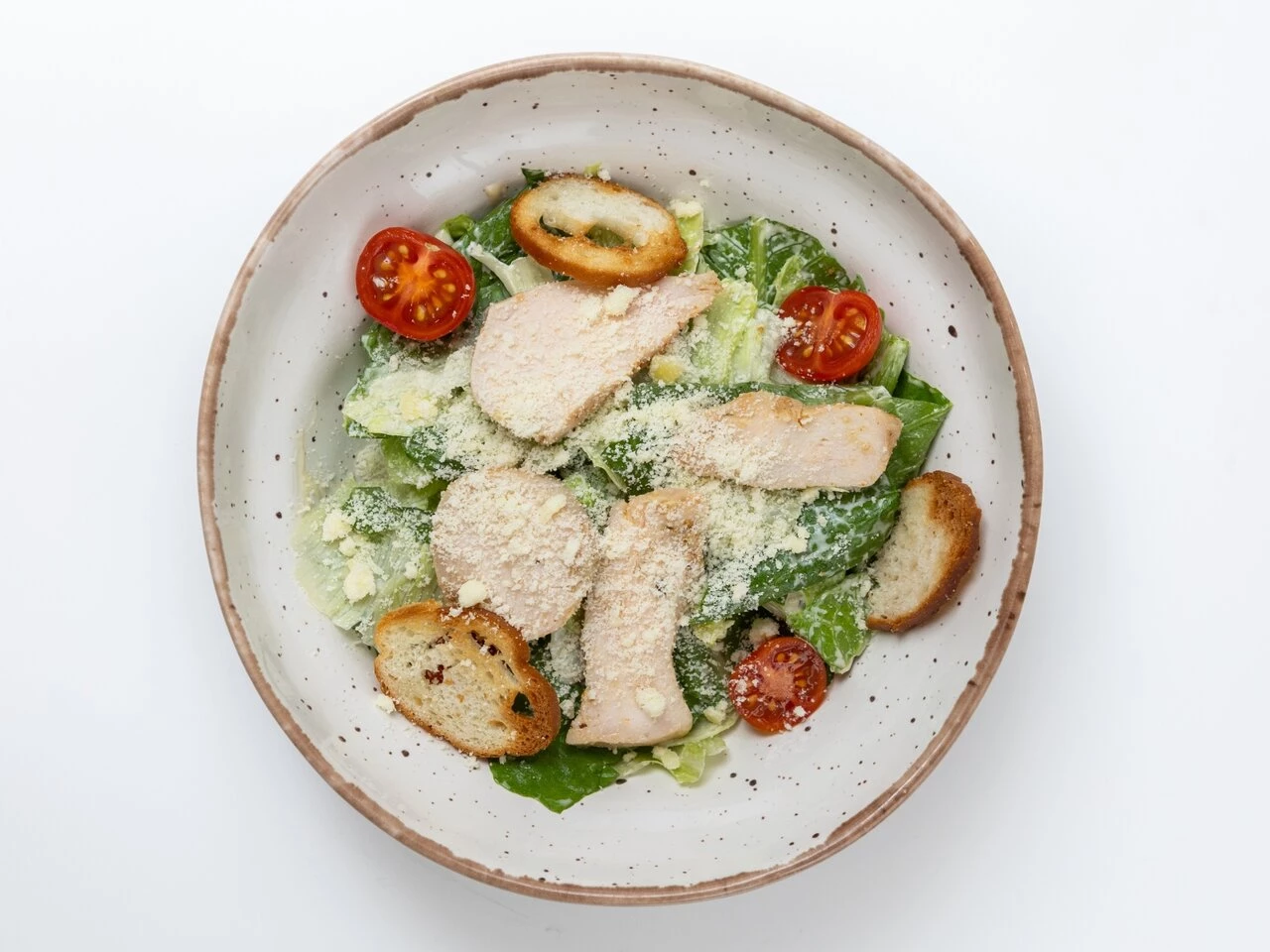 Салат Цезарь с цыплёнком