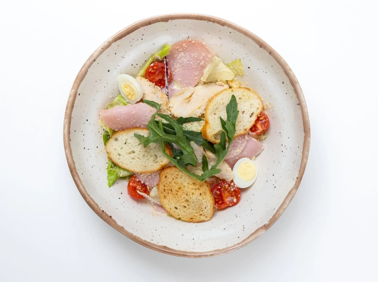 Салат Шеф с ветчиной и цыплёнком