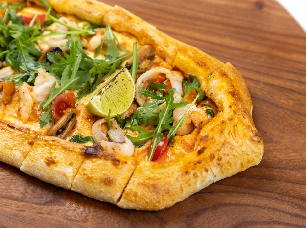 Пиде с морепродуктами