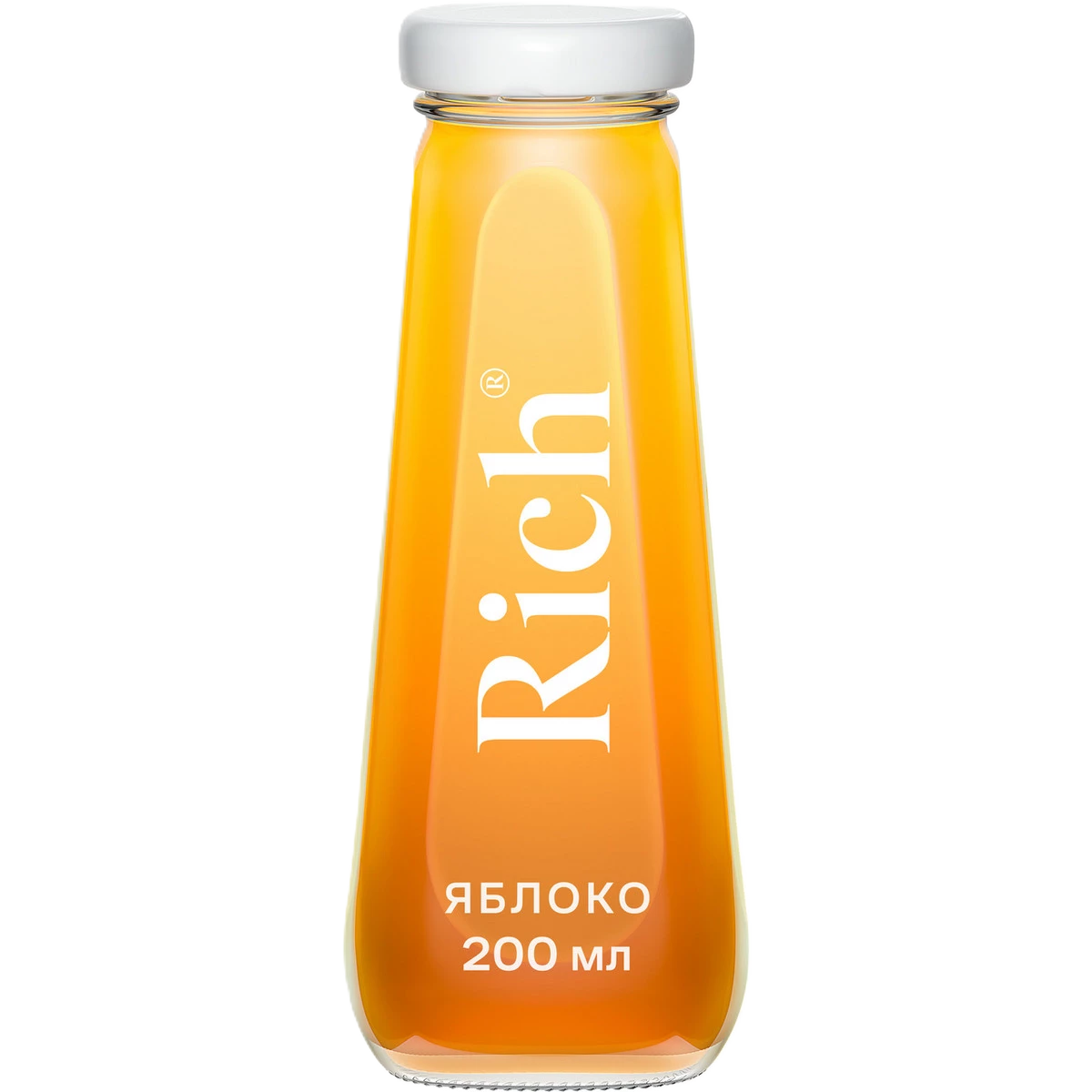 Сок Рич яблочный стекло 0.2