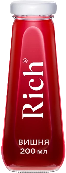 Сок Рич вишневый стекло 0.2