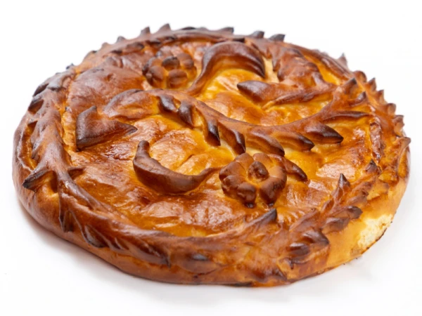 Пирог с курицей и грибами