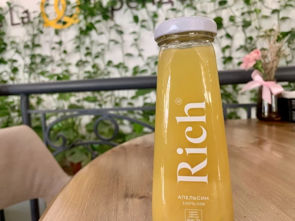 Сок Рич апельсиновый стекло 0.2