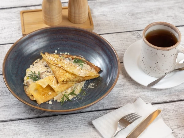 Блинчики с жюльеном