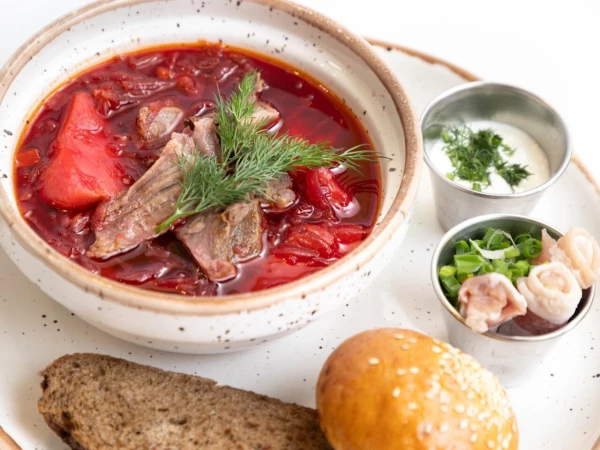 Борщ с мясом