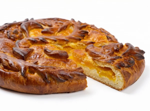 Пирог с творогом и абрикосом