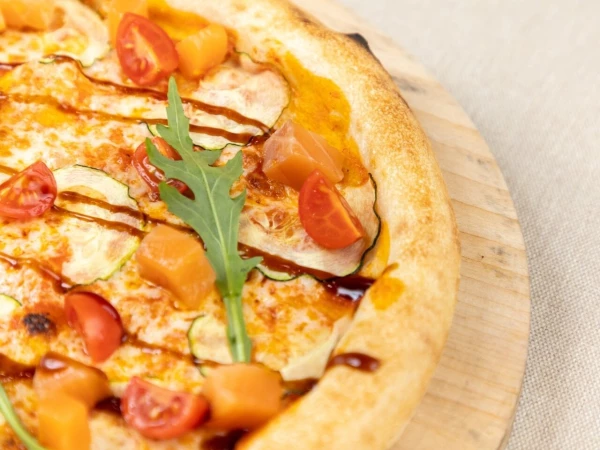 Лосось и цукини