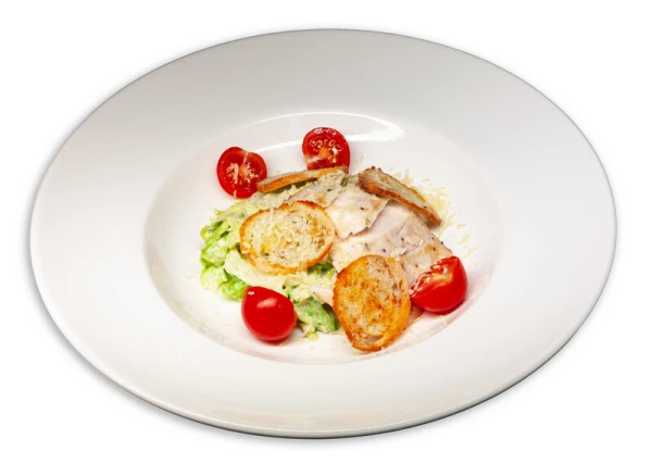 Салат Цезарь с курицей