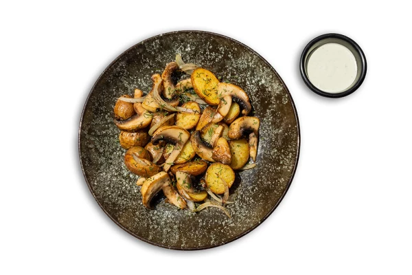 Картошечка с грибами и курицей