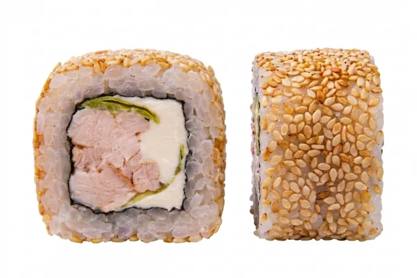 С курицей