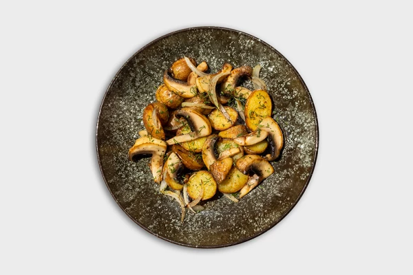 Картошечка с грибами и курицей