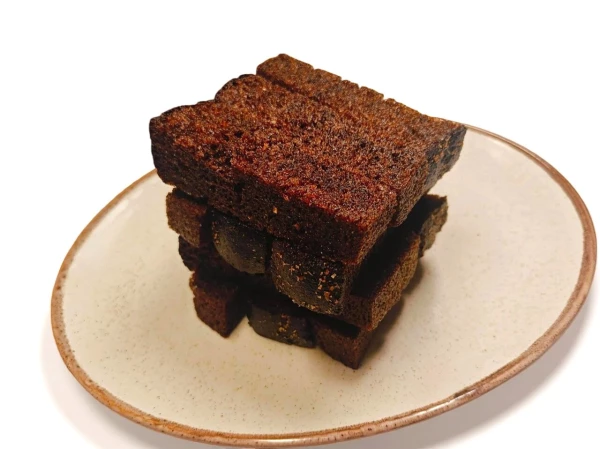 чесночные гренки из бородинского хлеба