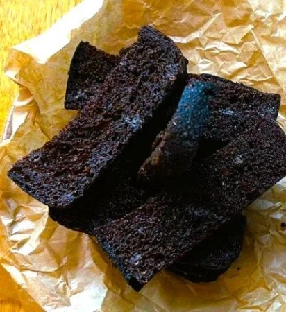 чесночные гренки из бородинского хлеба