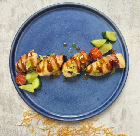 Курица в беконе