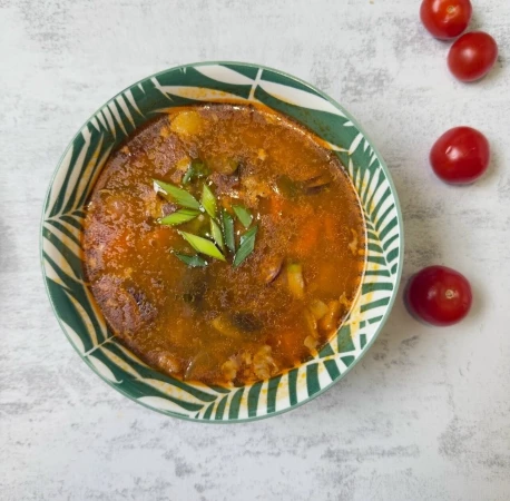 Карельский суп с брусникой