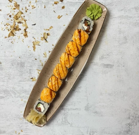 Запеченый с лососем