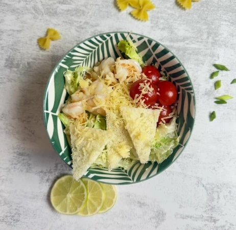 Салат «Цезарь с Креветками»