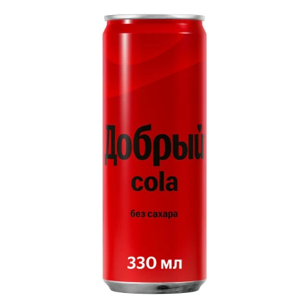 Cola добрый без сахара 0.33 