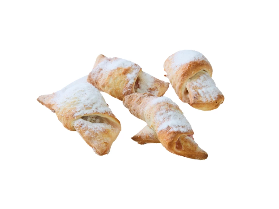 Рогалики с клубникой