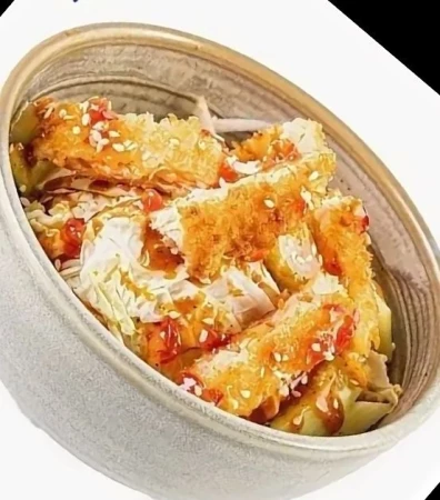 Салат с лососем