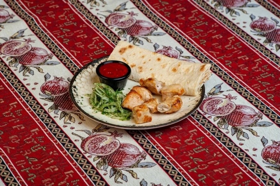 Шашлык из  филе грудки индейки