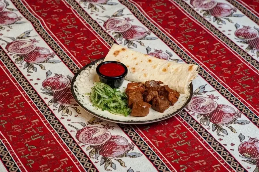 Шашлык из мякоти баранины 