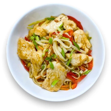 Вок с курицей