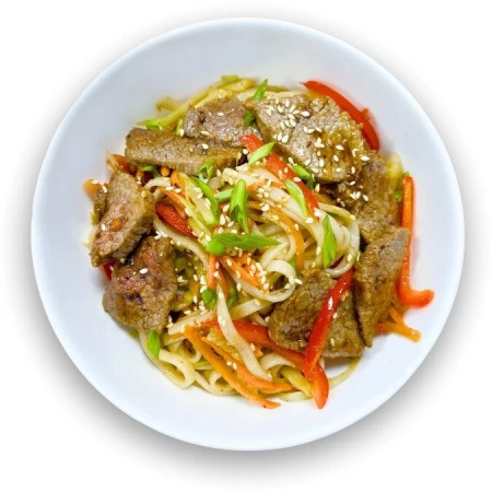 Вок с говядиной